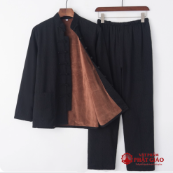 bo quan ao mua dong lot long cua nam phap phuc cu si phat tu nam mua dong mau den vat pham phat giao la boi 2