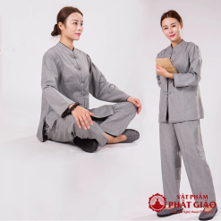 bo quan ao nu phat tu cu si vai xo mau xam dam xam nhat vat pham phat giao la boi 5