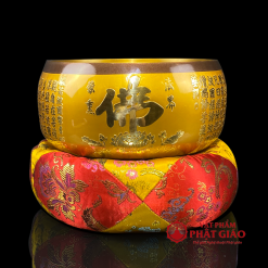 Chuông Đồng Đài Loan Dày Cao Cấp Khắc Chữ Phật Và Bát Nhã Tâm Kinh, Kích Cỡ Từ 3.5inch(9cm) – 10inch(25cm) 7 chuong dong dai loan day cao cap khac chu phat va bat nha tam kinh kich co tu 3 5inch9cm 10inch25cm 1