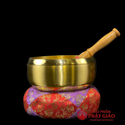 Chuông Đồng Đài Loan Vàng Dày Viền Bóng, Kích Cỡ Từ 3.5inch (9.5cm) – 10inch (25cm) 4 chuong dong dai loan vang day vien bong 9cm 25cm vat pham phat giao la boi 2