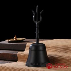 chuong lac cam tay bang dong den 19cm vat pham phat giao la boi 2