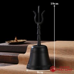 chuong lac cam tay bang dong den 19cm vat pham phat giao la boi 4