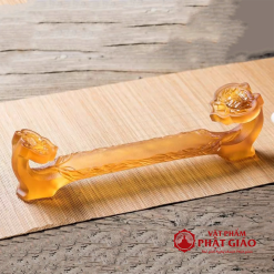 de dat chen nuoc tho nhu y bang luu ly mau vang 36cm vat pham phat giao la boi 2