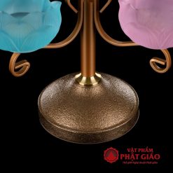 Đế Nến Lưu Ly Bảo Liên 7 Ngọn Thân Tỏa 6 de nen luu ly bao lien 7 ngon than toa 6