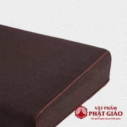 Đệm Dốc Ngồi Thiền, Ruột Xơ Dừa, Màu Nâu, Kích Thước 23cm x 45cm 4 dem doc ngoi thien ruot xo dua mau nau vat pham phat giao la boi 4