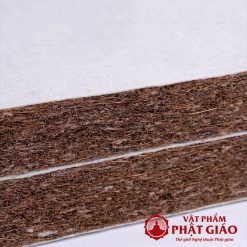 Đệm Dốc Ngồi Thiền, Ruột Xơ Dừa, Màu Nâu, Kích Thước 23cm x 45cm 2 dem doc ngoi thien ruot xo dua mau nau vat pham phat giao la boi 6