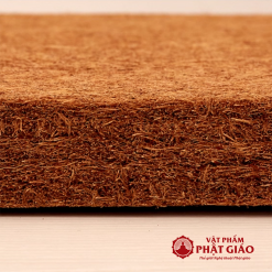 Đệm Ngồi Thiền Xơ Dừa, Thêu Hoa Sen Màu Xám, Kích Thước 60cm x 60cm 2 dem ngoi thien xo dua theu hoa sen mau xam 60x60cm vat pham phat giao la boi 3