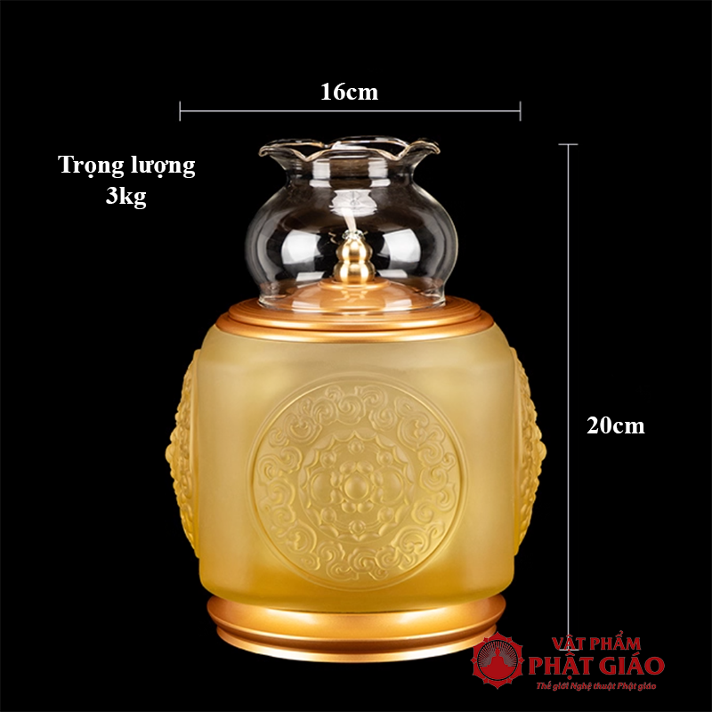 den-dau-luu-ly-chan-dong-vang-dang-vuong-cham-hinh-bao-tuong-cao-20cm-3 den dau luu ly chan dong vang dang vuong cham hinh bao tuong cao 20cm 3