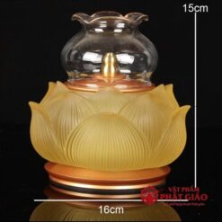 Bộ Đồ Thờ Bằng Lưu Ly Sen Nổi 15 Bộ Đồ Thờ Bằng Lưu Ly Sen Nổi - Ảnh 7