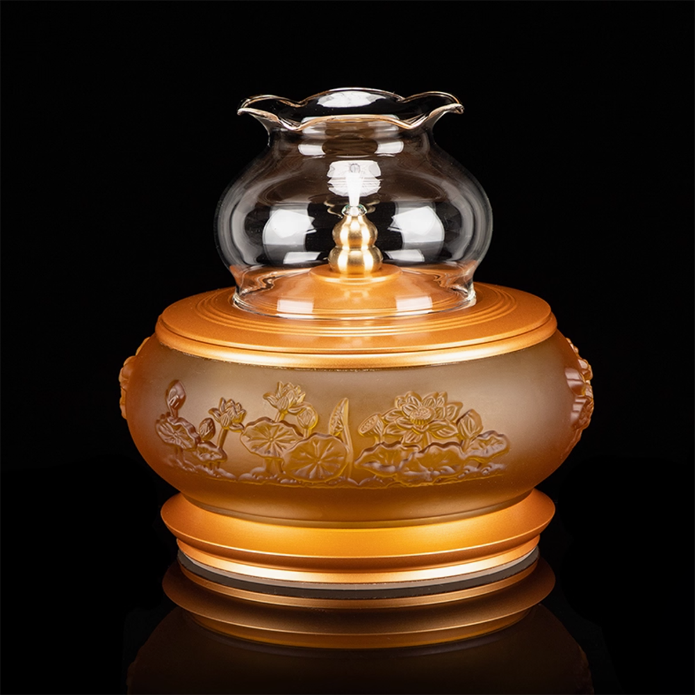 den-dau-luu-ly-hoa-sen-noi-de-dong-vang-cao-15cm-vat-pham-phat-giao-la-boi-1 den dau luu ly hoa sen noi de dong vang cao 15cm vat pham phat giao la boi 1