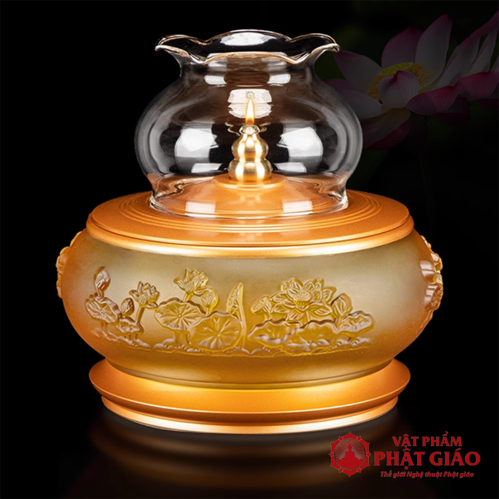 den-dau-luu-ly-hoa-sen-noi-de-dong-vang-cao-15cm-vat-pham-phat-giao-la-boi-5 den dau luu ly hoa sen noi de dong vang cao 15cm vat pham phat giao la boi 5