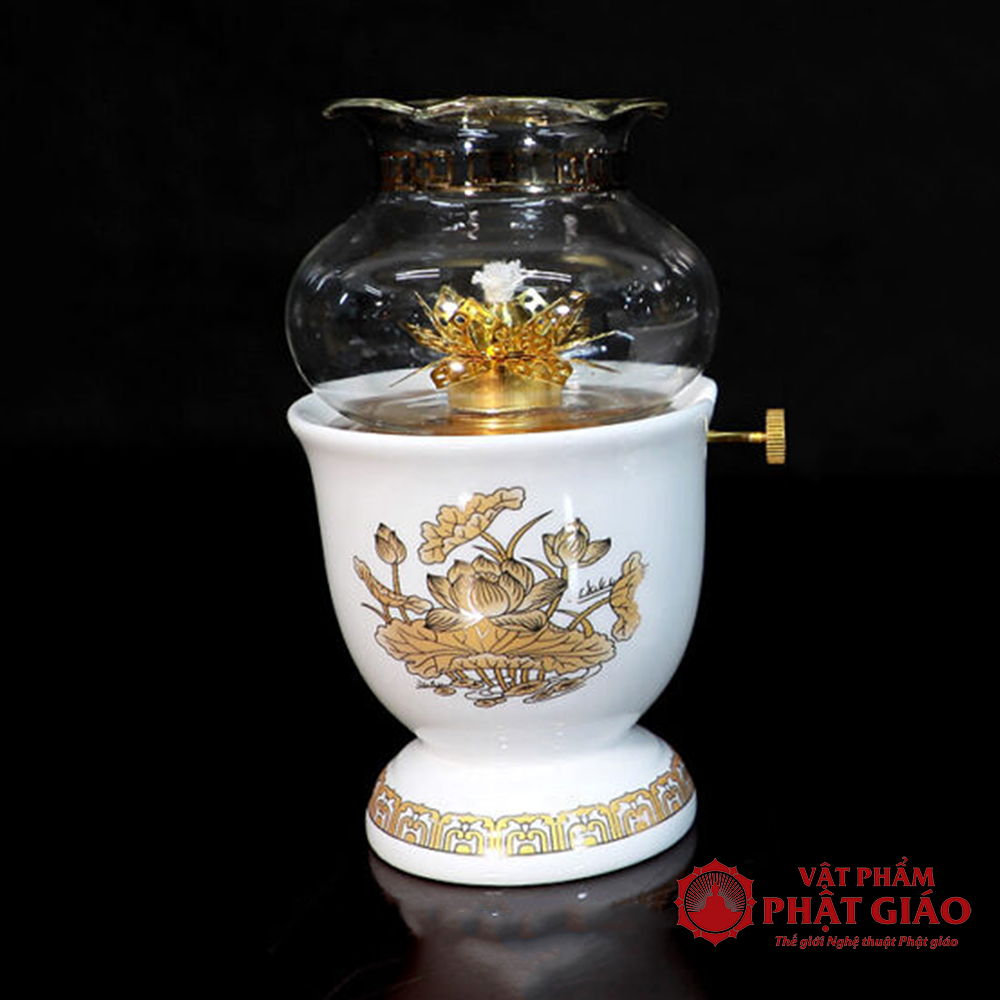 den-dau-su-trang-hoa-sen-vang-cao-15cm-18cm-vat-pham-phat-giao-la-boi-2 den dau su trang hoa sen vang cao 15cm 18cm vat pham phat giao la boi 2
