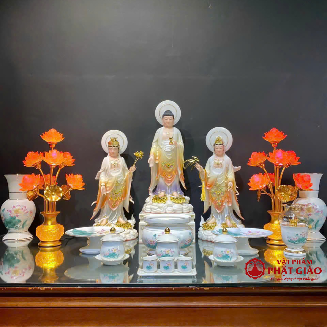 den-dau-su-trang-sen-hong-la-xanh-cao-15cm-18cm-vat-pham-phat-giao-la-boi-7 den dau su trang sen hong la xanh cao 15cm 18cm vat pham phat giao la boi 7