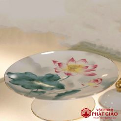 dia tho su trang hoa sen hong la xanh vat pham phat giao la boi 7