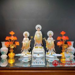 dia tho su trang hoa sen hong la xanh vat pham phat giao la boi 8