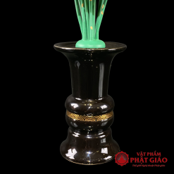 Đôi Hoa Sen Xanh 13 Bông Chất Liệu Nhôm Cao Cấp, Cao 40cm, 60cm 3 doi hoa sen xanh 13 bong chat lieu nhom cao cap cao 40cm 60cm vat pham phat giao la boi 6