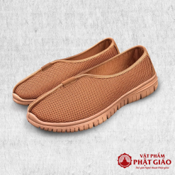 Giày Quý Thầy Và Phật Tử Màu Vàng, Thoáng Khí, Nhiều Size 2 giay quy thay va phat tu mau vang thoang khi nhieu size vat pham phat giao la boi 2
