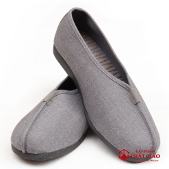 Giày Quý Thầy, Phật Tử Màu Xám, Nhiều Size 5 giay quy thay va phat tu mau xam nhieu size vat pham phat giao la boi 3