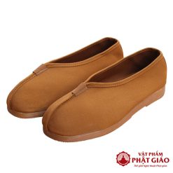 giay vai cho quy thay va phat tu mau vang mau nau nhieu size vat pham phat giao la boi 2