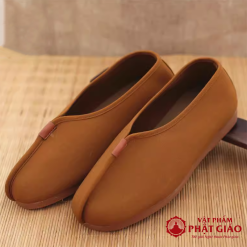 giay vai cho quy thay va phat tu mau vang mau nau nhieu size vat pham phat giao la boi 6