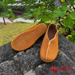 giay vai cho quy thay va phat tu mau vang mau nau nhieu size vat pham phat giao la boi 7