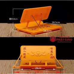 ke kinh sach nhua de ban mau vang vat pham phat giao la boi 5