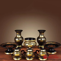 lo hoa tho cung bang gom mau den hoa tiet sen vang nhieu co vat pham phat giao la boi 3