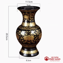 lo hoa tho cung bang gom mau den hoa tiet sen vang nhieu co vat pham phat giao la boi 6