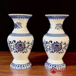 lo hoa tho cung bang su trang hoa sen mau lam nhieu co vat pham phat giao la boi 2