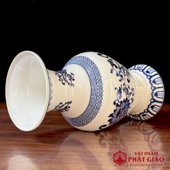 lo hoa tho cung bang su trang hoa sen mau lam nhieu co vat pham phat giao la boi 6