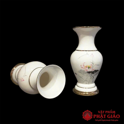 lo hoa tho cung bang su trang sen hong nhieu co vat pham phat giao la boi 4