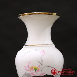 lo hoa tho cung bang su trang sen hong nhieu co vat pham phat giao la boi 5