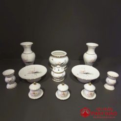 lo hoa tho cung bang su trang sen hong nhieu co vat pham phat giao la boi 8