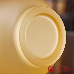 Lọ Hoa Thờ Cúng Lưu Ly Chữ Phật Hoa Sen, Cao 21cm 3 lo hoa tho cung luu ly chu phat hoa sen cao 21cm vat pham phat giao la boi 5