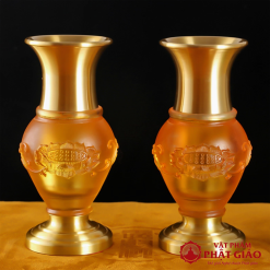 lo hoa tho cung luu ly in hoa sen noi cao 20cm vat pham phat giao la boi 2