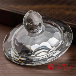 Ly Nước Thờ Pha Lê Đại Bi Thuỷ, Khắc Chú Đại Bi, Cao 13.5cm 2 ly nuoc tho pha le dai bi thuy khac chu dai bi vat pham phat giao la boi 8