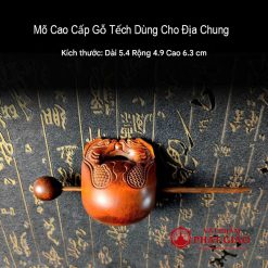 Mõ Cao Cấp Gỗ Tếch Dùng Cho Địa Chung, Kích Thước 5.5cm, 6cm 1 mo cao cap go tech dung cho dia chung vat pham phat giao la boi 4