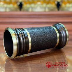 Ống Hương Bằng Đồng Vân Đá, Màu Đen Sần, Cao 20cm, 22.5cm 5 ong huong bang dong van da mau den san cao 20cm 22cm vat pham phat giao la boi 5