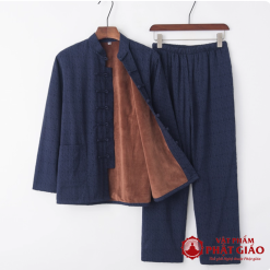 phap phuc phat tu mua dong cho nam cu si bo quan ao mua dong lot long cua nam mau ghi vat pham phat giao la boi 2