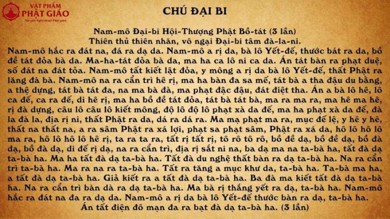 Giải Nghĩa Kinh Chú Đại Bi: Khám Phá Ý Nghĩa Từng Câu Thần Chú