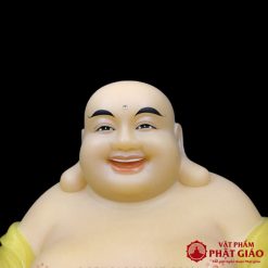 Tượng Di Lặc Ngồi Túi Tiền Cầm Vàng Bột Đá Thạch Anh, Cao 30cm, 40cm, 48cm 7 9 0006 tuong phat di lac tui tien ve gam son vang dep nhat hcm 7