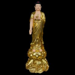 Bộ Tượng Tây Phương Tam Thánh Đứng, Chất liệu Composite Mạ Vàng Công Nghiệp, Cao 85cm, 125cm 10 Tuong Phat Tay phuong tam thanh Dung composite ma vang cong nghiep 1m25 0000 Layer 10