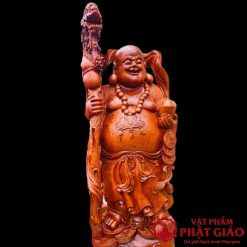 Tượng Phật Di Lặc Gỗ Hương Đá Cao 1m8 Nghệ nhân đục tay 2 1 2