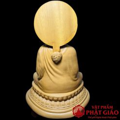 Tượng Gỗ Bổn Sư Thích Ca Chuyển Pháp Luân Cao 50cm 8 19
