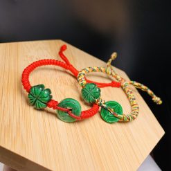 Lắc Cỏ Bốn Lá Đồng Điếu 2 2 1