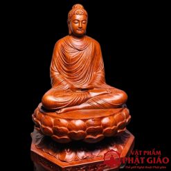 Tượng Phật Thích Ca Gỗ Hương Cao 50cm 2 22