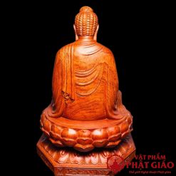 Tượng Phật Thích Ca Gỗ Hương Cao 50cm 5 23