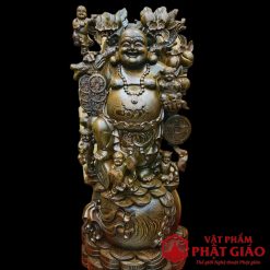 Tượng Di Lặc Gỗ Mun Cao 1m 2 27