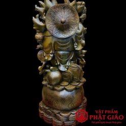 Tượng Di Lặc Gỗ Mun Cao 1m 6 31