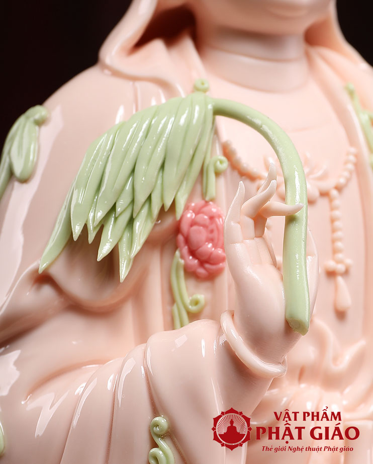 Tượng Quan Âm Sứ Màu Hồng Cao 28cm 6 O1CN01hcBsOL1F19Kxo2OSK 531670426 1 1